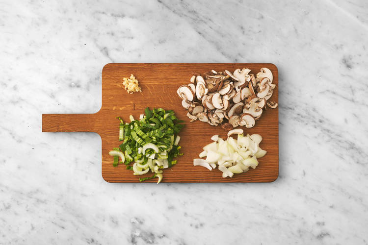 Forbered grønnsaker