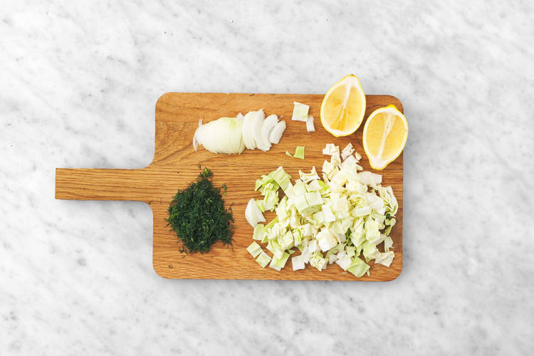 Forbered grønnsaker