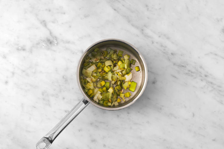 Caramelise the Leeks