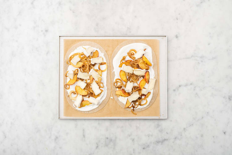 Flammkuchen voorbereiden