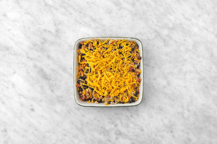 Assemble chicken bake