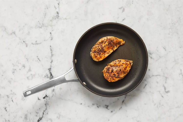 Toast Bread & Make Basil Mayo