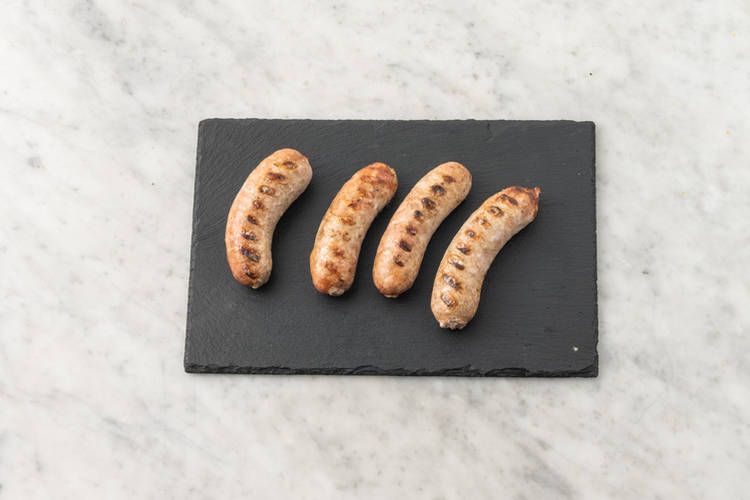 Cook the sausages