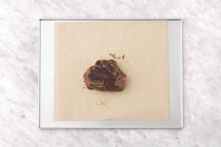 Roast the sirloin tip