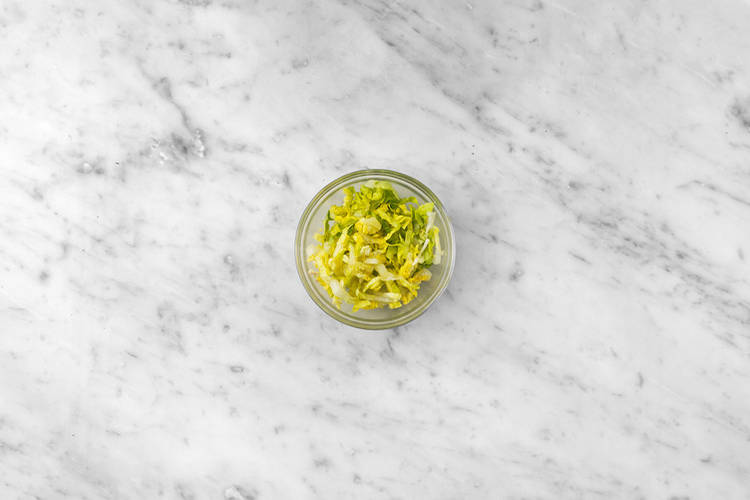 Prep the cos lettuce
