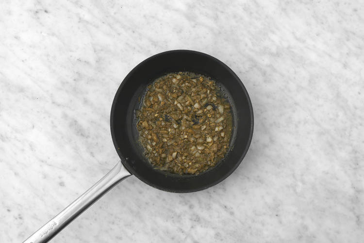 Make the pesto sauce