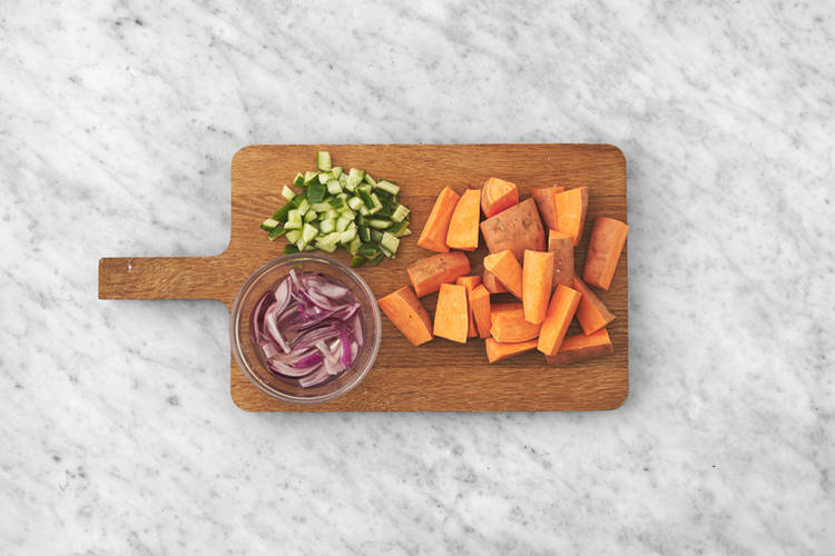 Get prepped & pickle the onion 