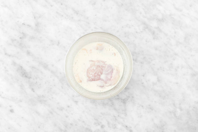 Marinate the chicken