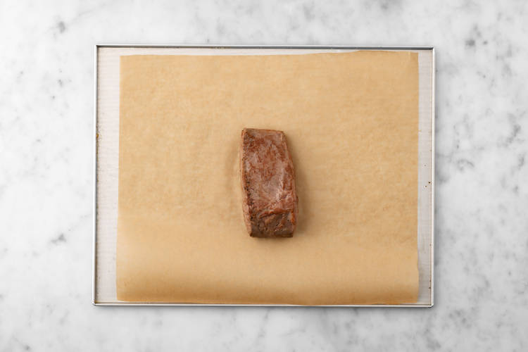 Roast the sirloin tip