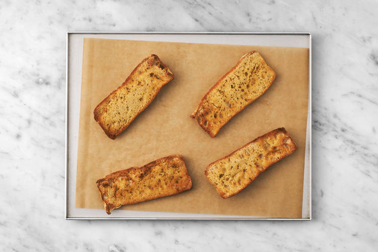 Bake the garlic bread