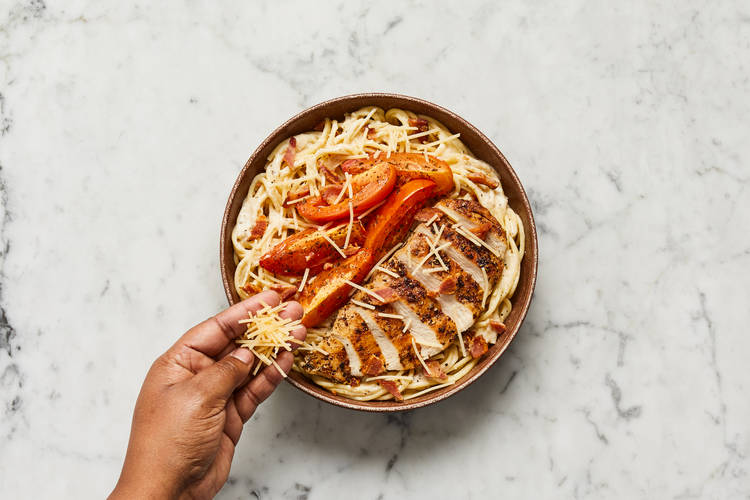 FINISH PASTA & SERVE