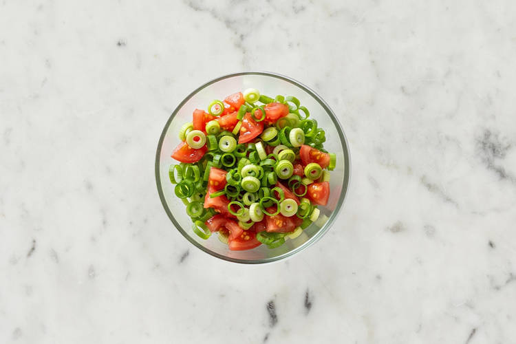 Make Salsa & Mix Rice