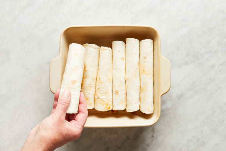 Assemble Enchiladas