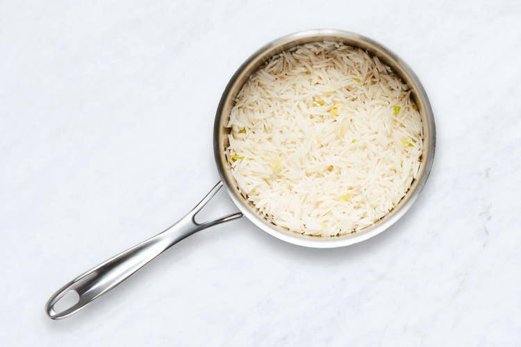 Toast Nuts & Cook Rice