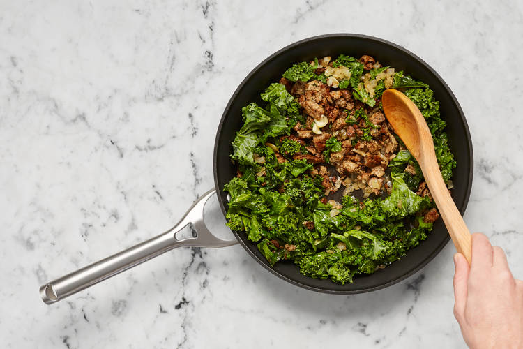 Cook Sausage & Veggies