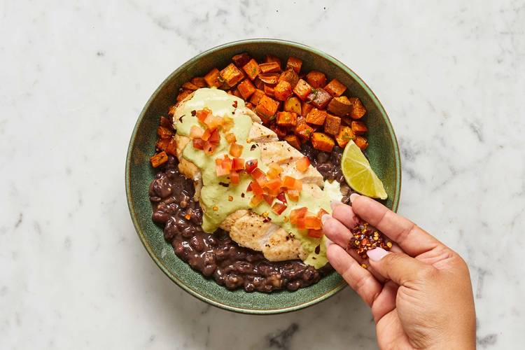 <p>Finish & Serve</p>