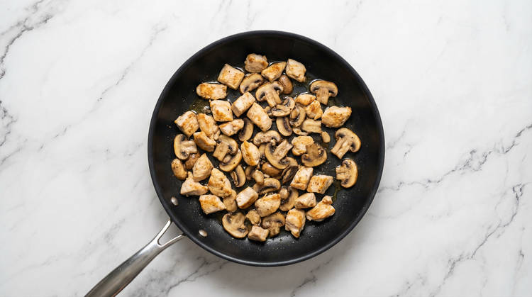 Cook Chicken & Mushrooms