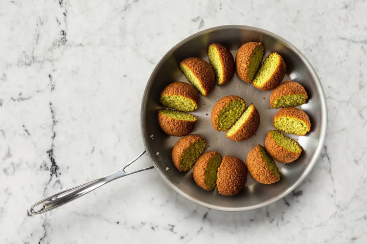 Mix Sauce & Cook Falafel