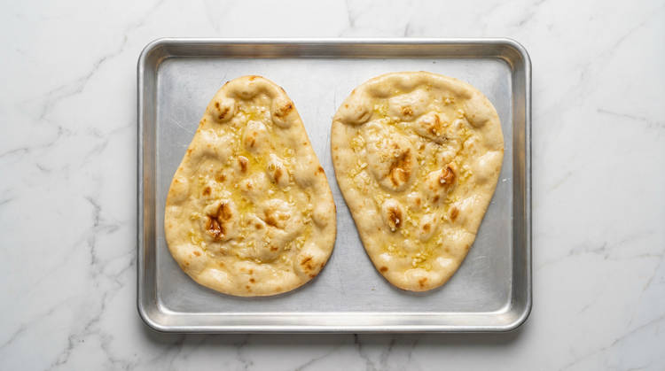 Make Garlic Naan