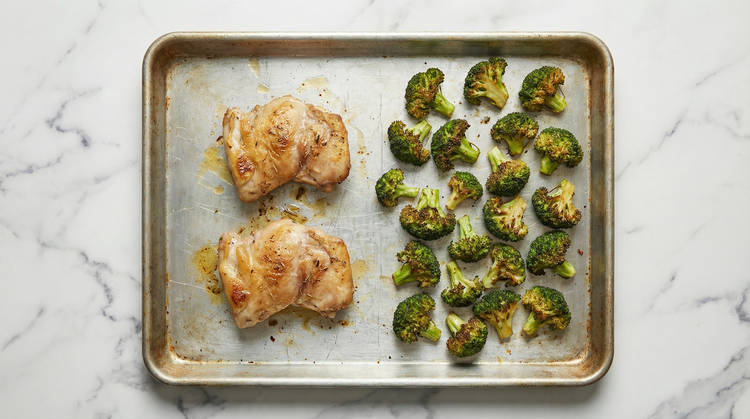Cook Chicken & Broccoli