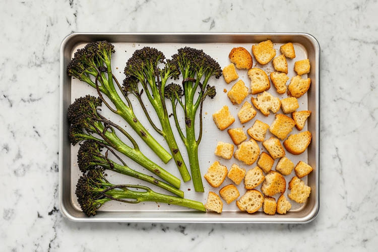 Roast Broccoli & Croutons