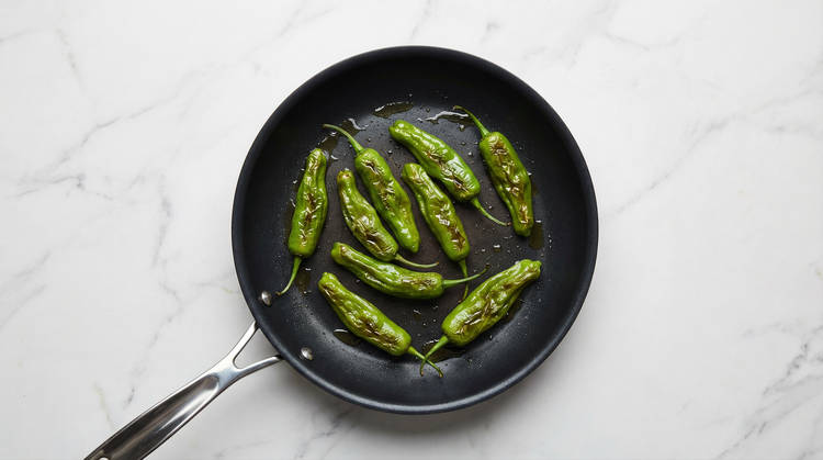 Blister Shishito Peppers