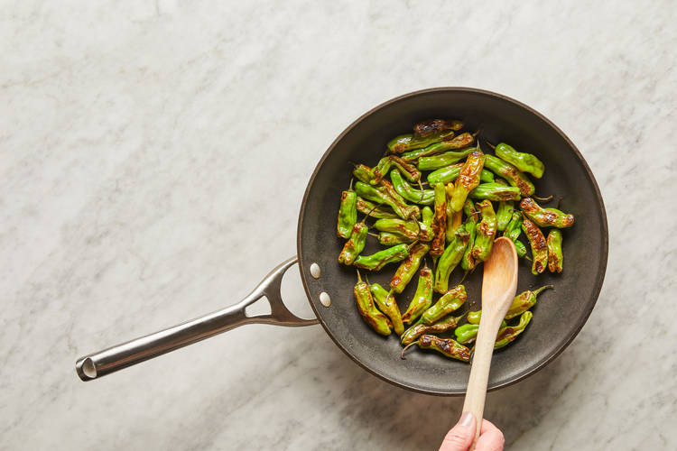 Blister Shishito Peppers