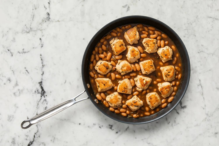 <p>Finish Cassoulet</p>