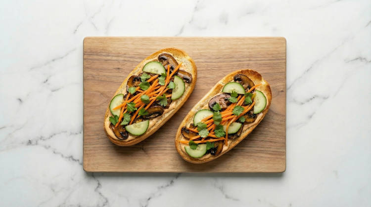 Make Dressing & Assemble Banh Mi