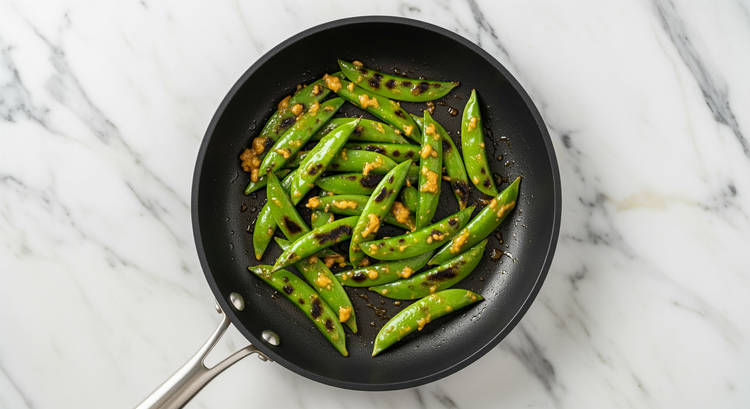 Char Snap Peas