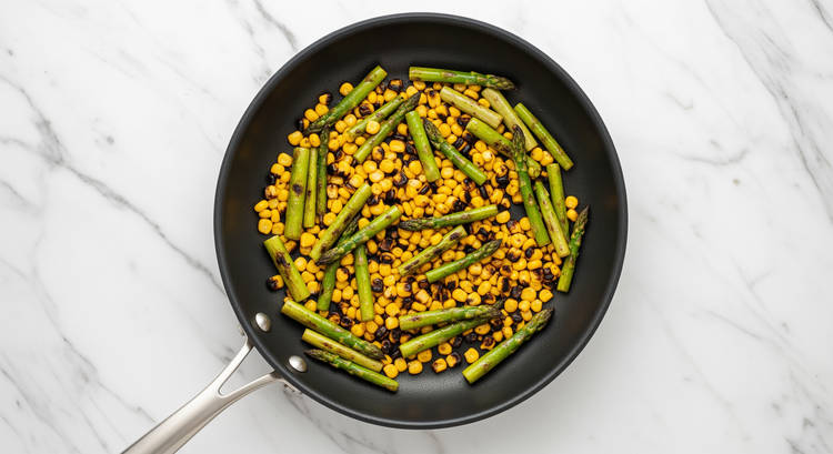 Char Asparagus & Corn