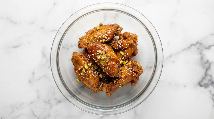 Make Hot Honey Butter & Finish Wings
