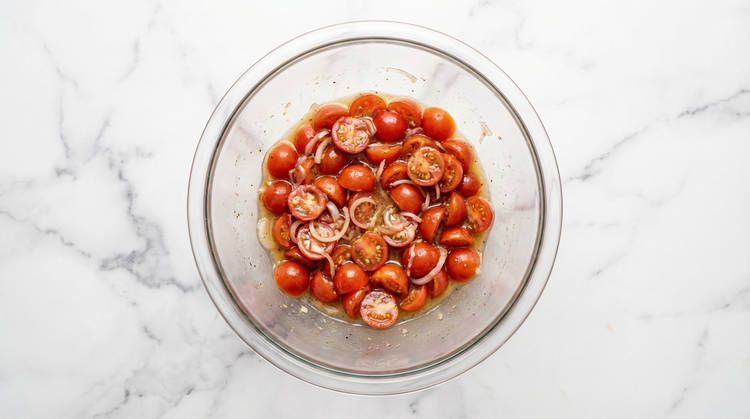 Finish Prep & Marinate Veggies