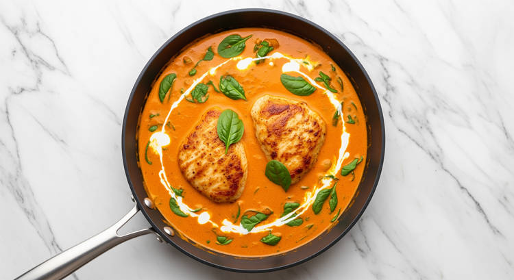 Make Curry & Simmer Chicken