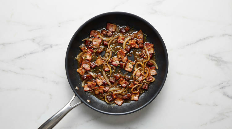 Finish Bacon Topping