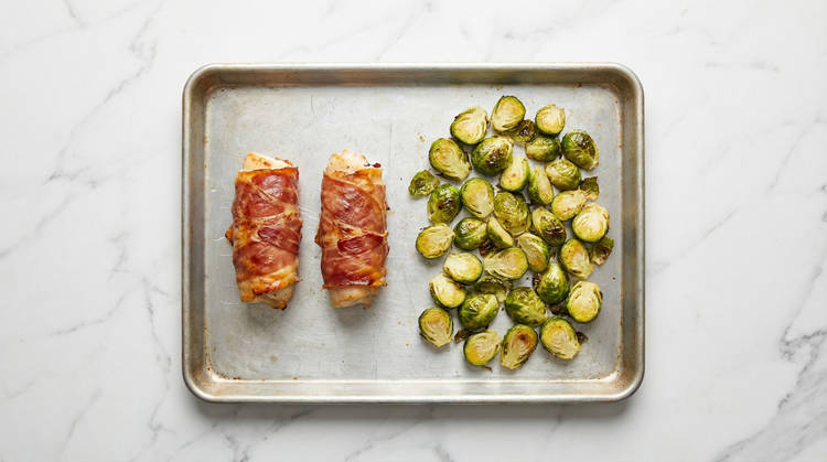 Roast Chicken & Brussels Sprouts