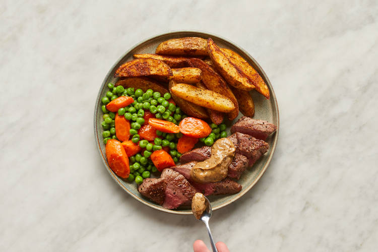 Glaze Peas & Carrots