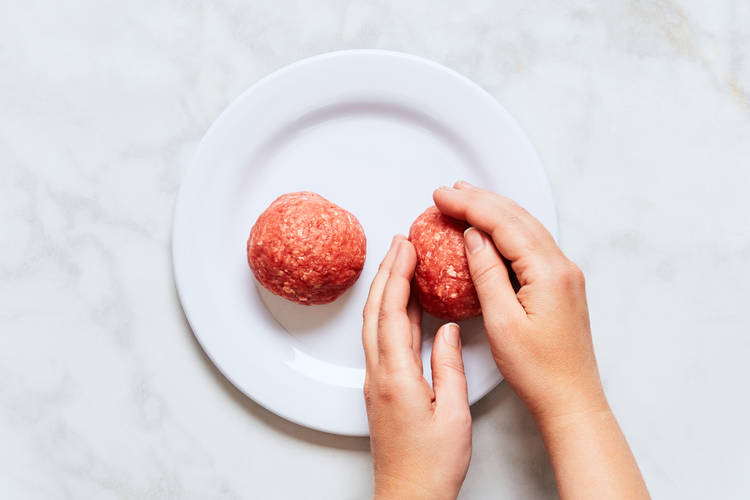 MAKE SAUCE & FORM PORK