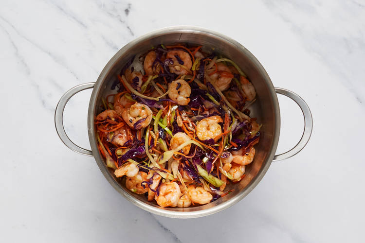 Cook Shrimp & Veggies