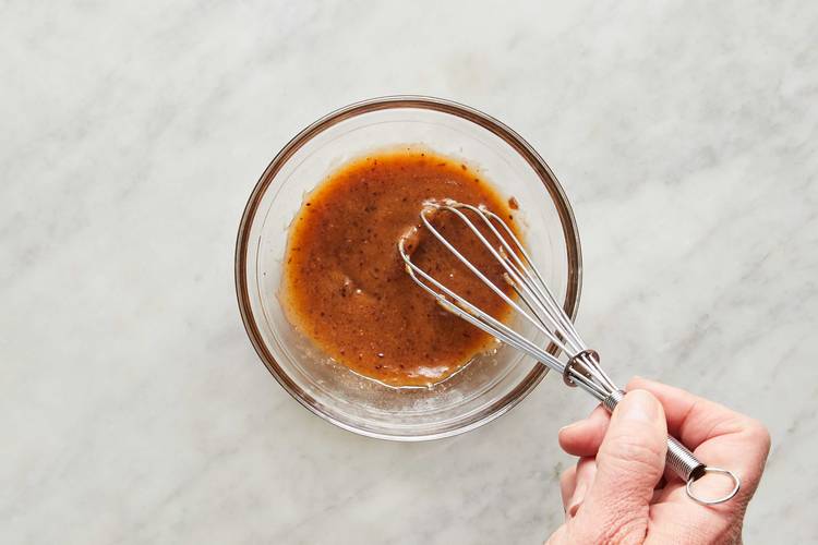 Make Vinaigrette & Warm Grains
