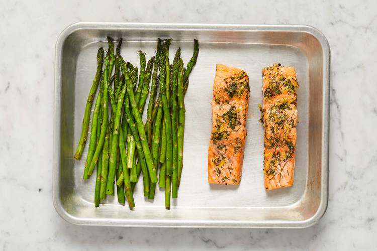 Roast Trout & Asparagus