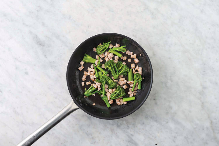 Cook the chicken & bacon