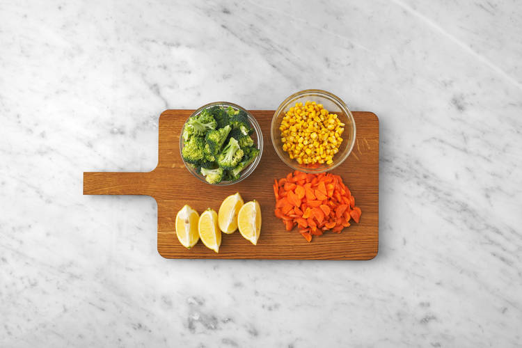 Forbered grøntsager