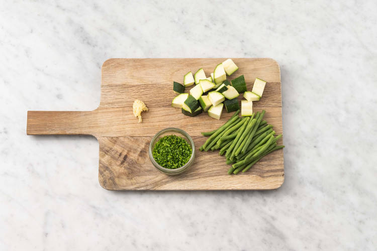 Förbered grönsaker