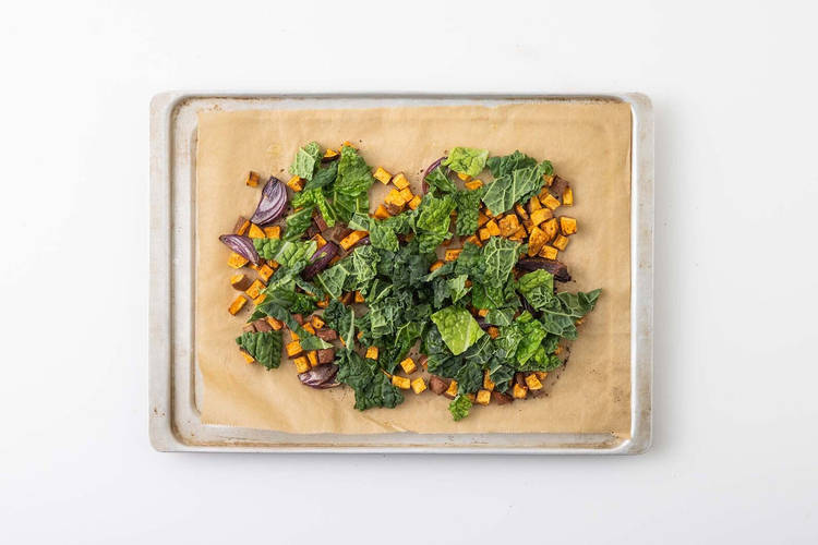 Roast kale