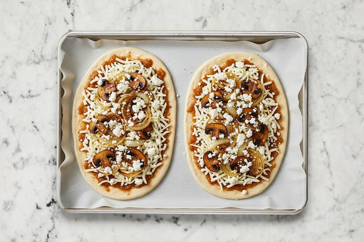 Shape & Assemble Pizzas