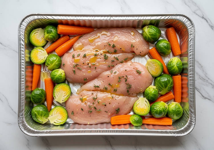 <p>Assemble &amp; Bake Chicken</p>