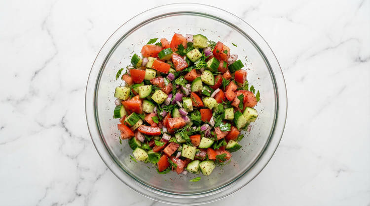 Make Shirazi Salad