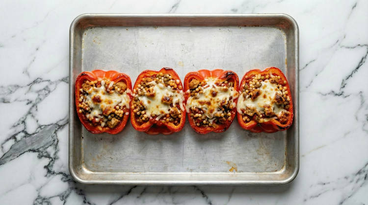 <p>Stuff & Bake Peppers</p>
