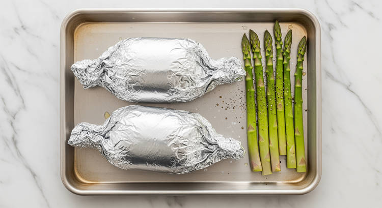 Roast Lobster & Asparagus